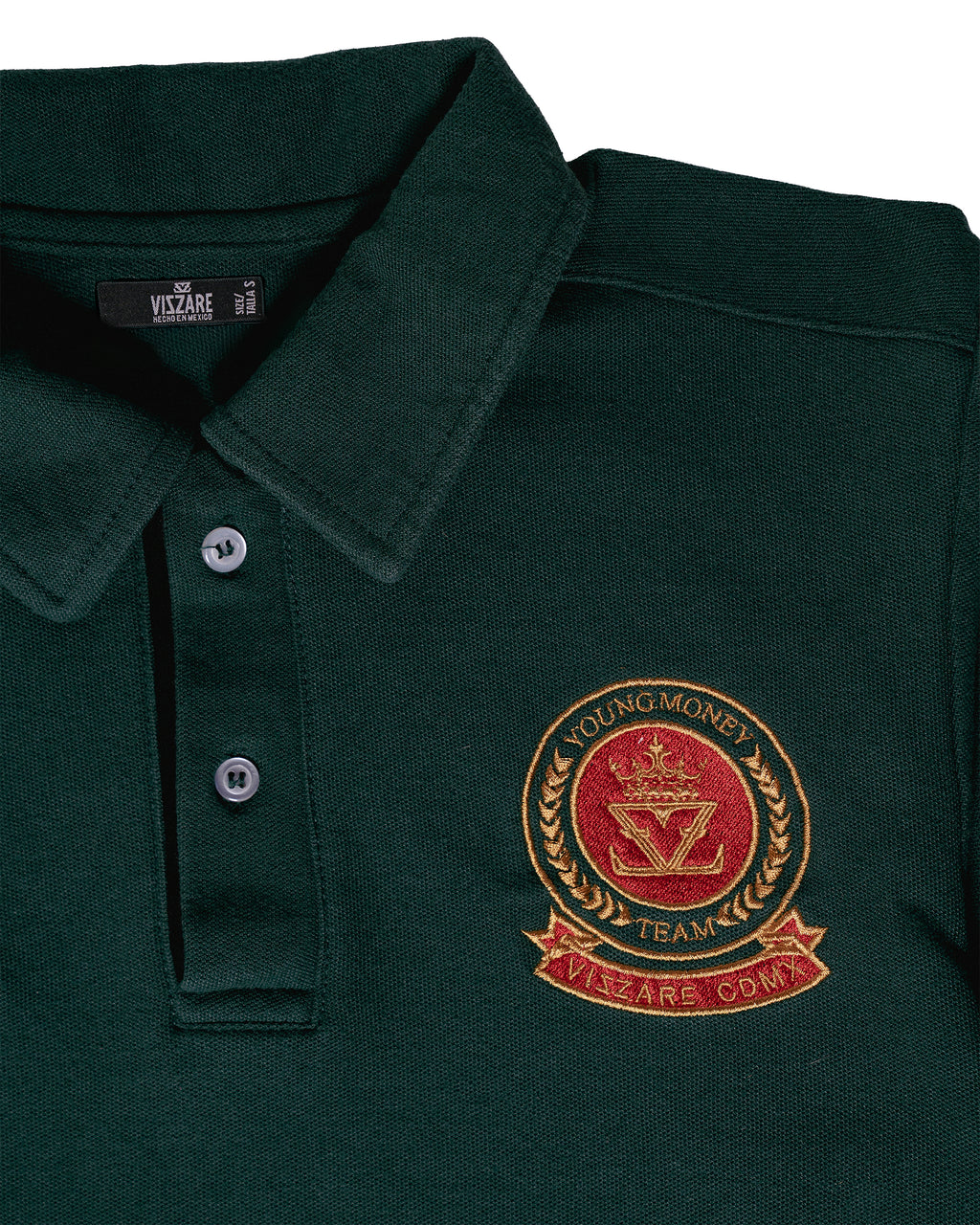 POLO Manga Larga Verde