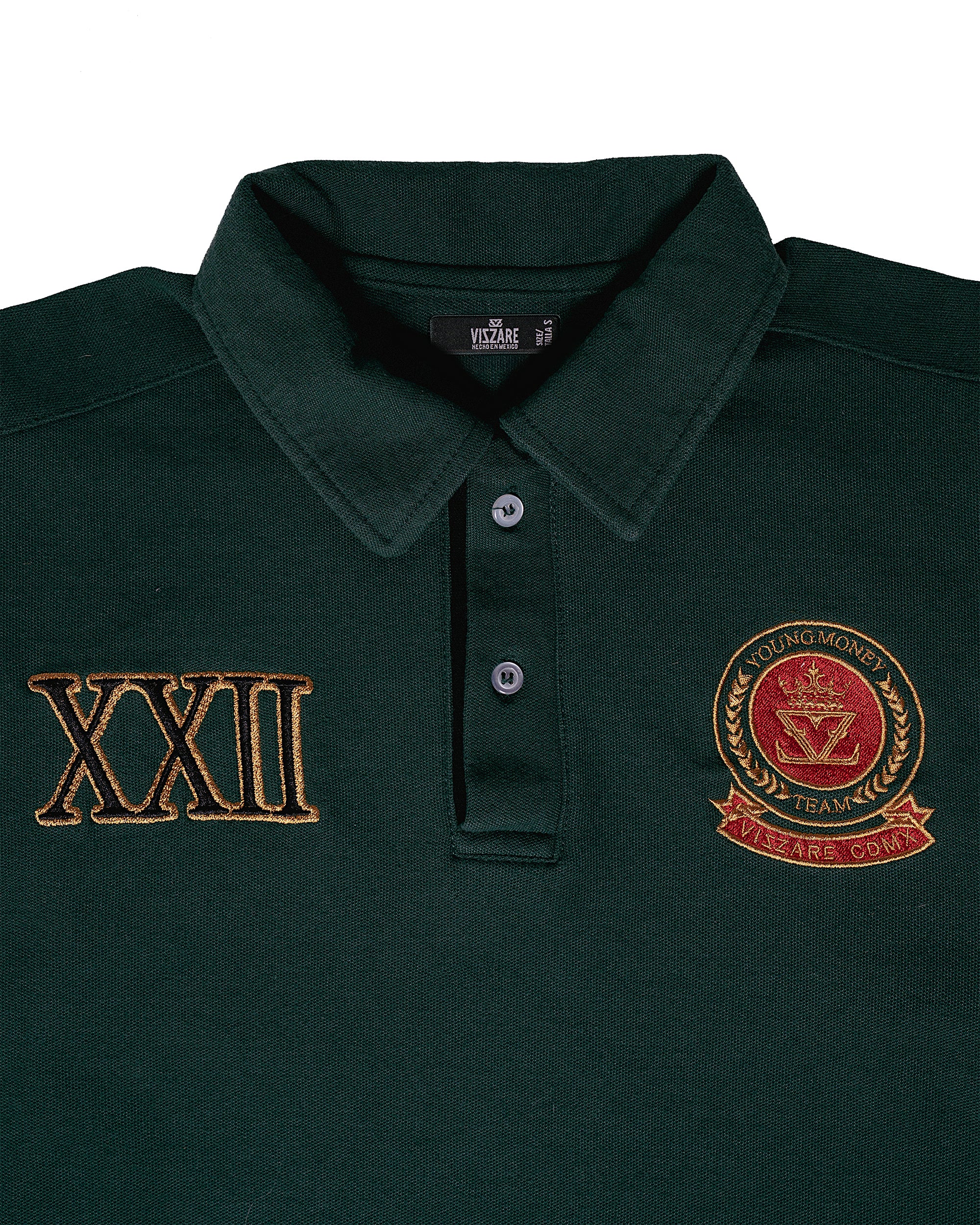 POLO Manga Larga Verde