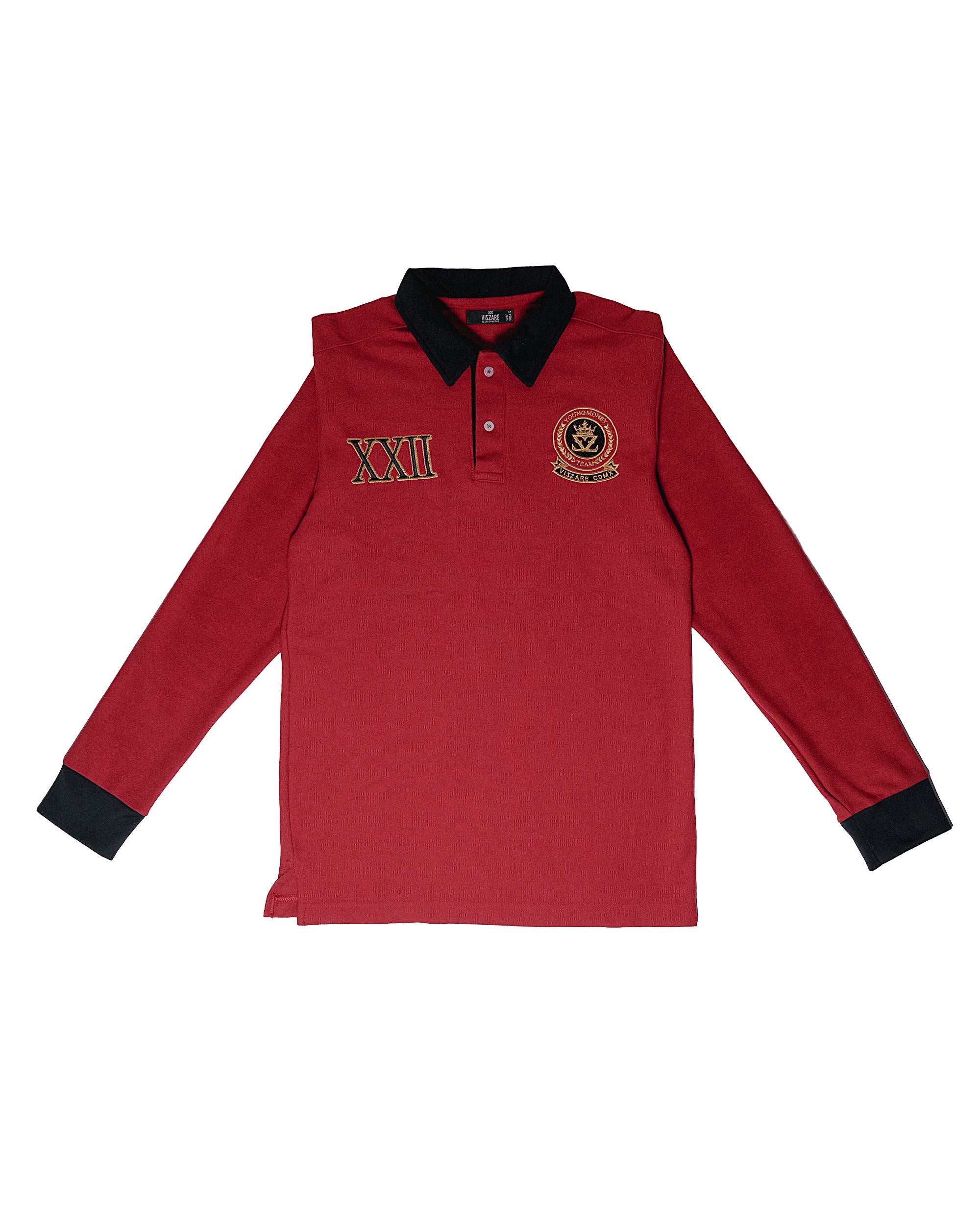 Polo Manga Larga Roja