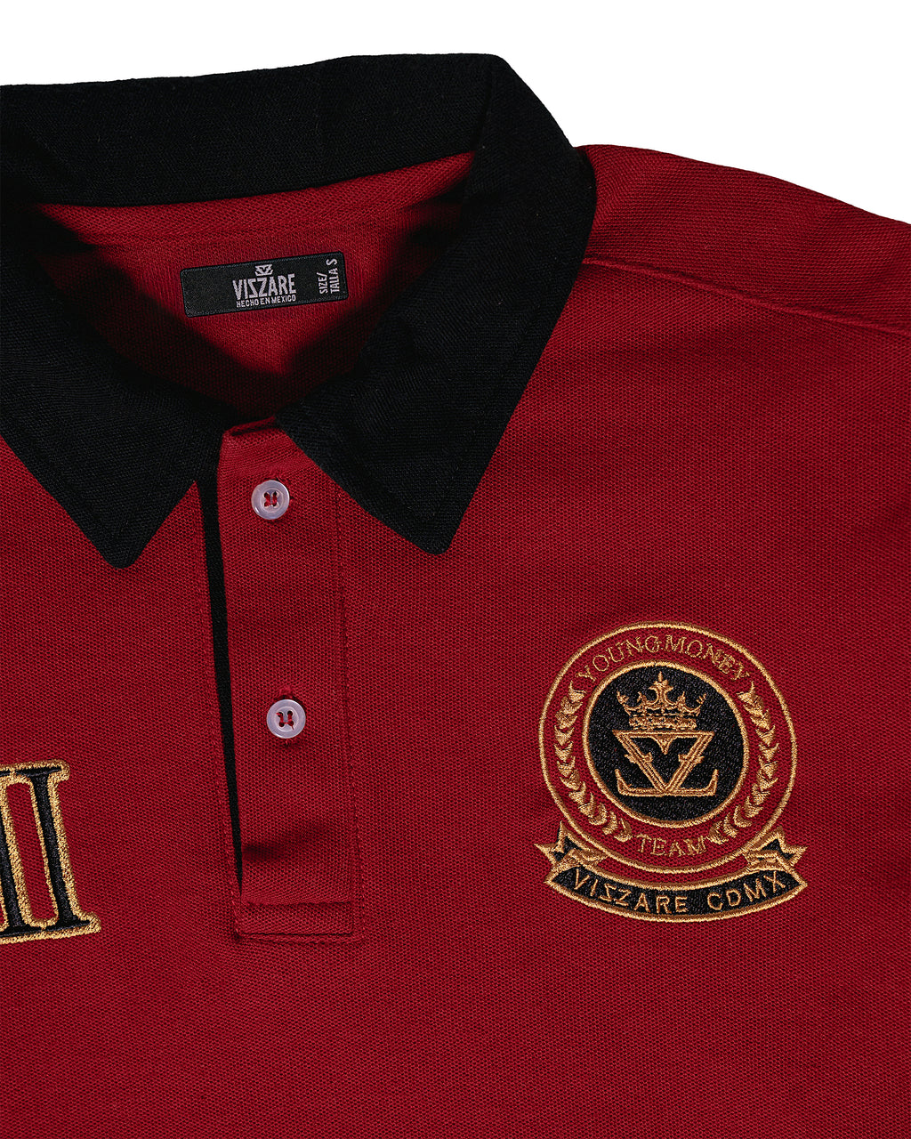Polo Manga Larga Roja
