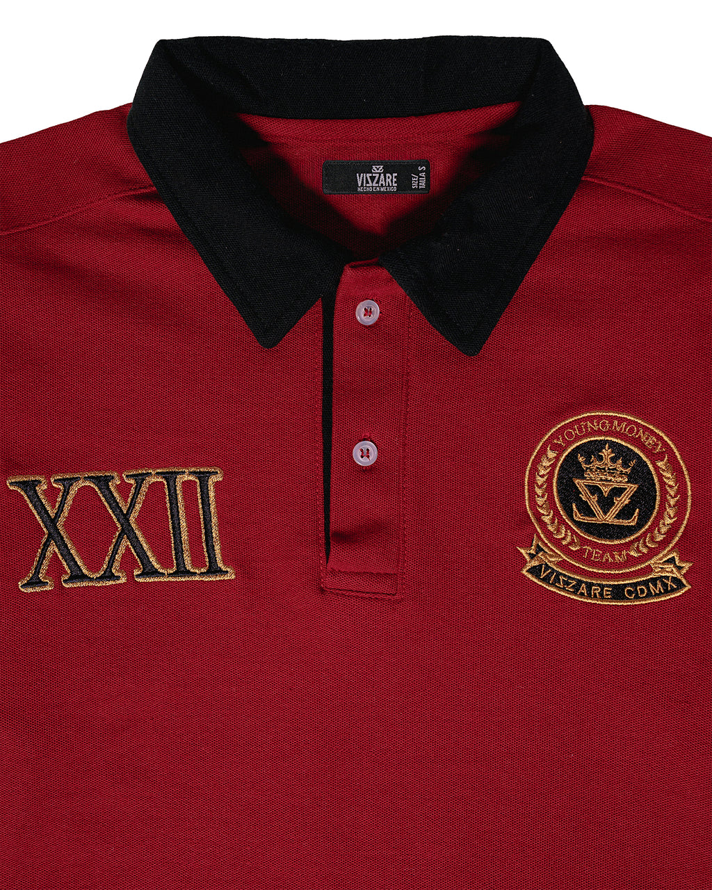 Polo Manga Larga Roja