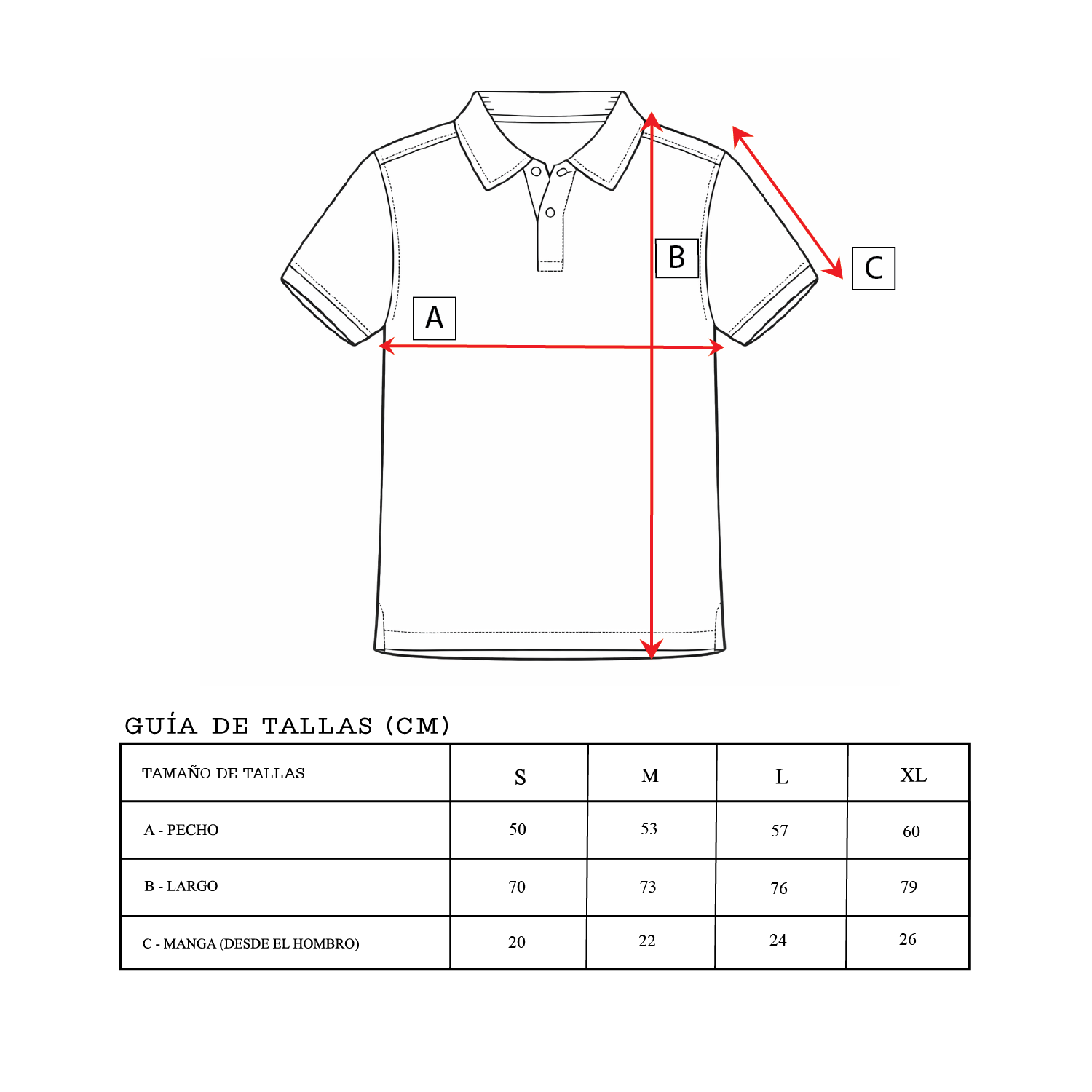POLO Manga Corta Negra